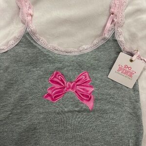 LOVESHACKFANCY PINK TANK TOP NWT
